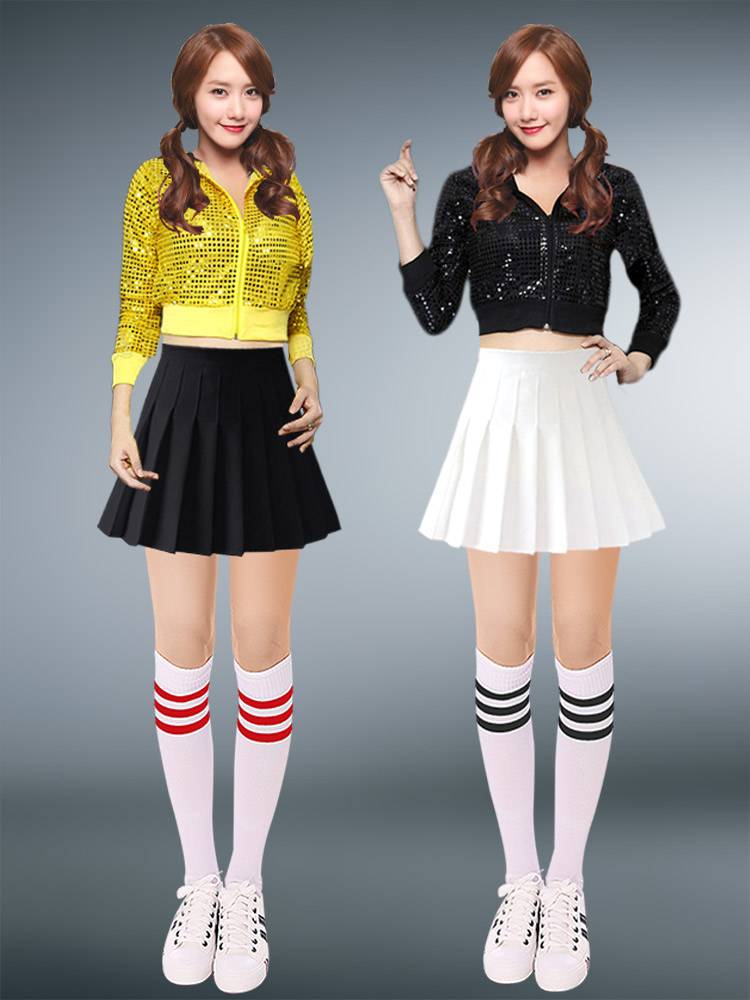 Adult female modern dance sequins cheerleading jazz dance performance service cheerleading exercise performance service