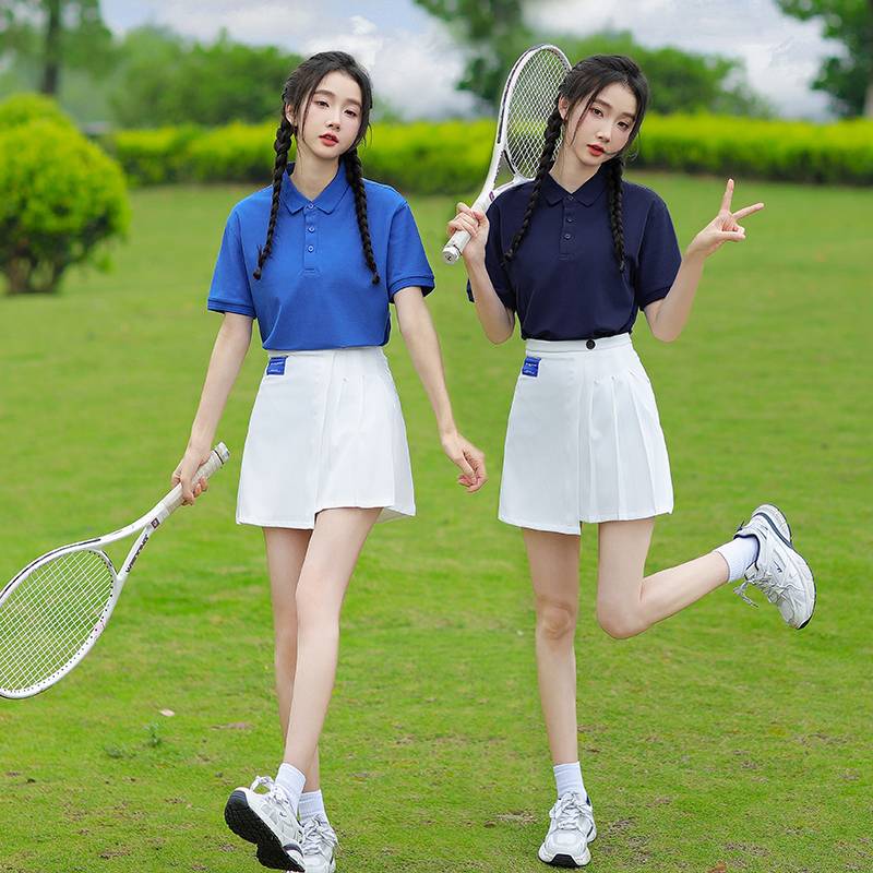 Women's group grenades Broadcasting performance service POLO shirt cheerleader performance service football baby refueling dance service