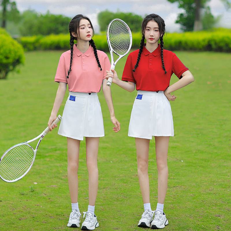 Women's group grenades Broadcasting performance service POLO shirt cheerleader performance service football baby refueling dance service
