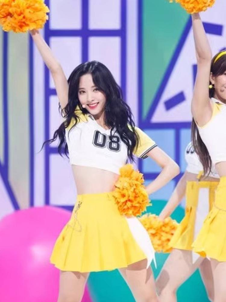 Women's team played basketball baby performance la la la la la la teamed dance clothing female student sports meeting performance service