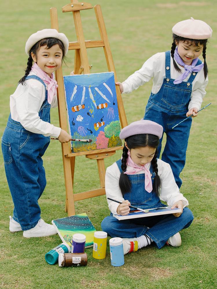 Children's Performance Services Garden Garden Server Boys Big Belt Pants Primary School Games La La team chorus service