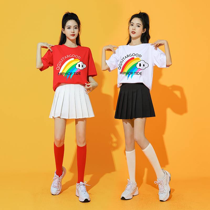 Korea Girls Summer Cheerleading Women Dance In Adult jazz Shows