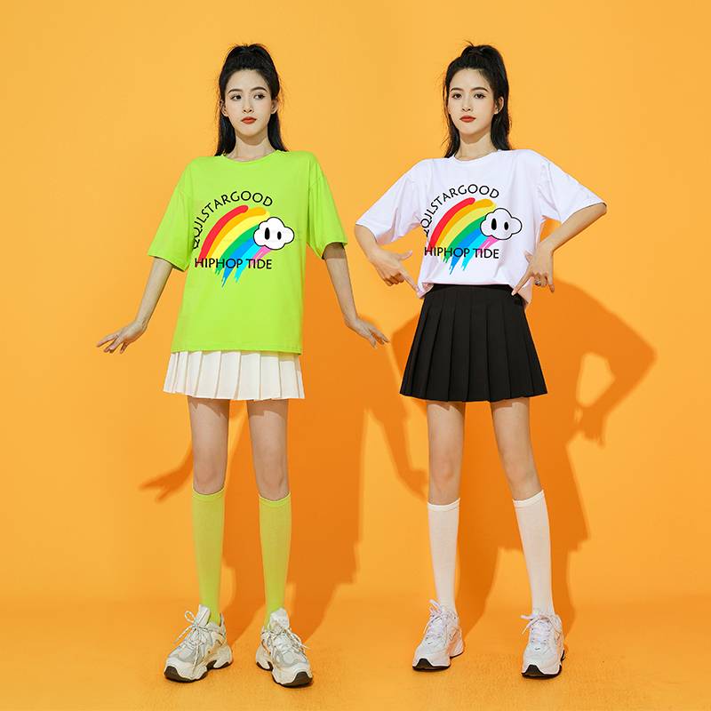 Korea Girls Summer Cheerleading Women Dance In Adult jazz Shows