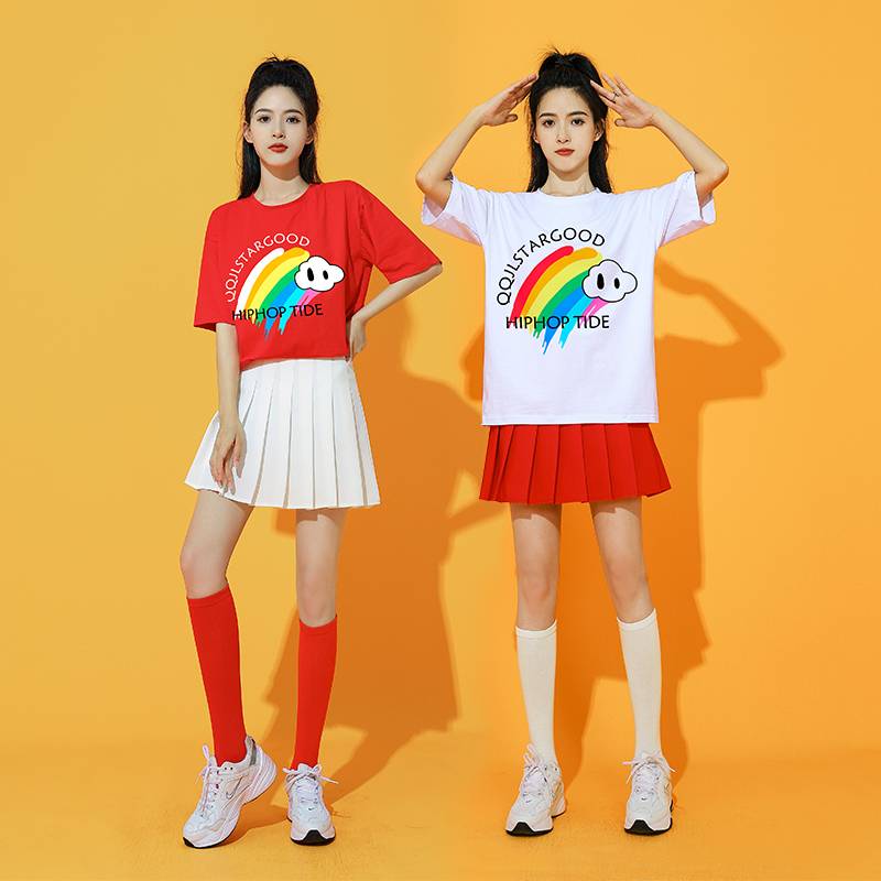 Korea Girls Summer Cheerleading Women Dance In Adult jazz Shows