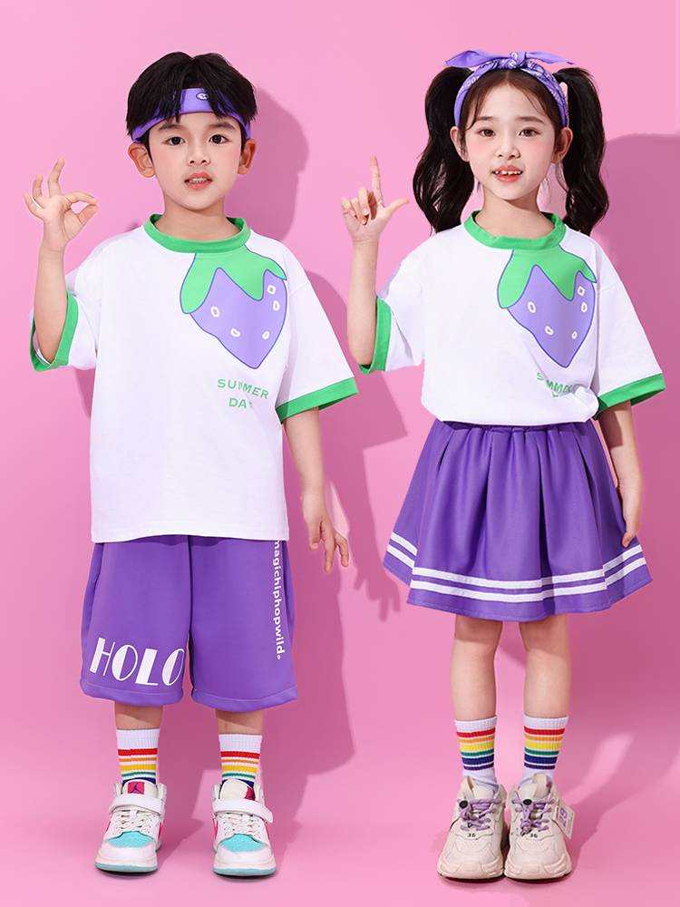 Liuyi Children's Performance Service Kindergarten Class Server La La Team Performance Service Primary School Games opening ceremony of clothing summer