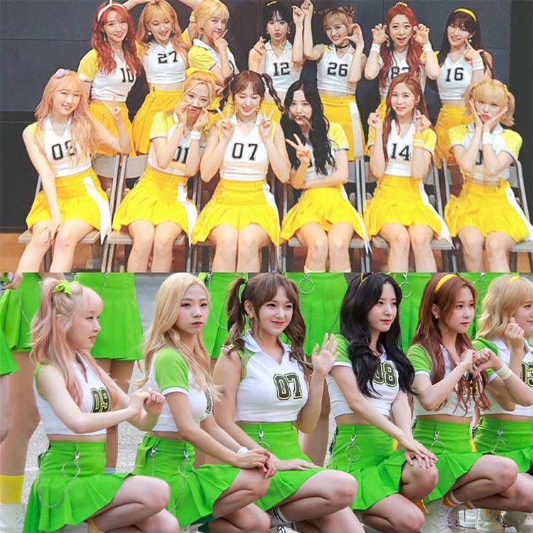 Cosmic Girl Happy La La La Team Costume Women's Team Student Korean Edition Stage Annual Meeting Performance
