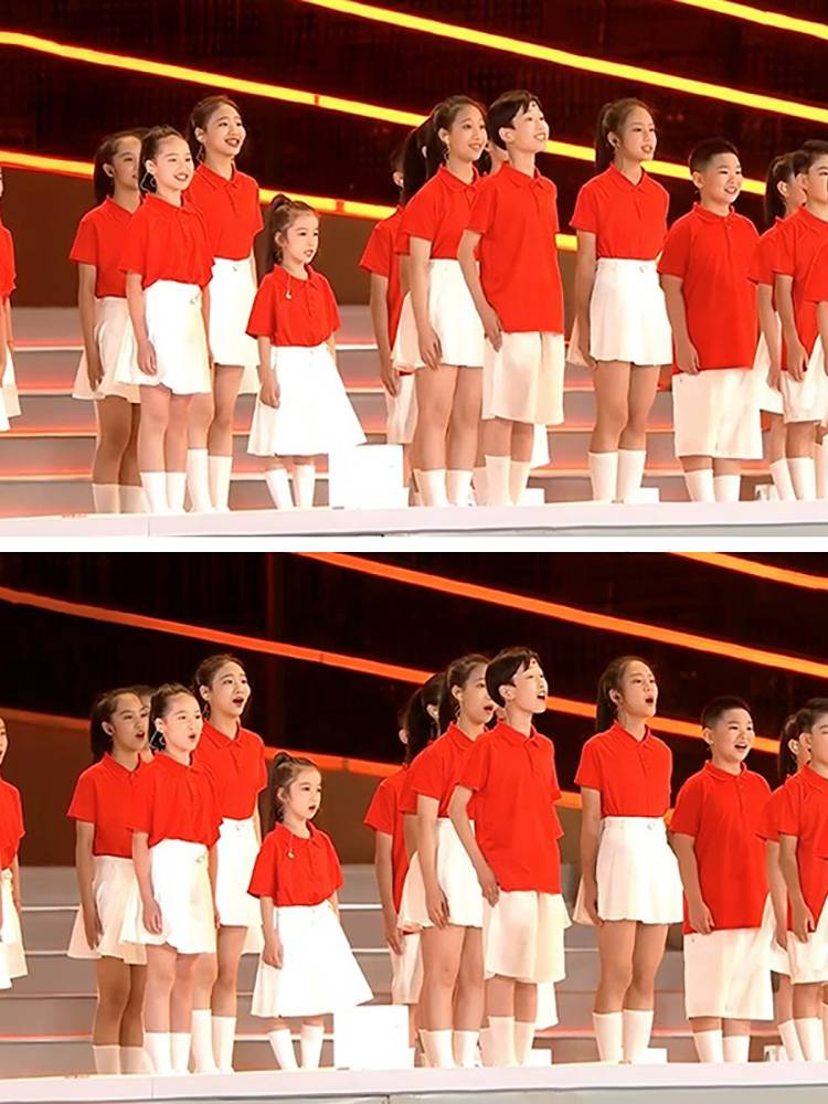 The new cheerleader performance service university student sports meeting chorus, Lara team clothing cheerleading, National Day performance service