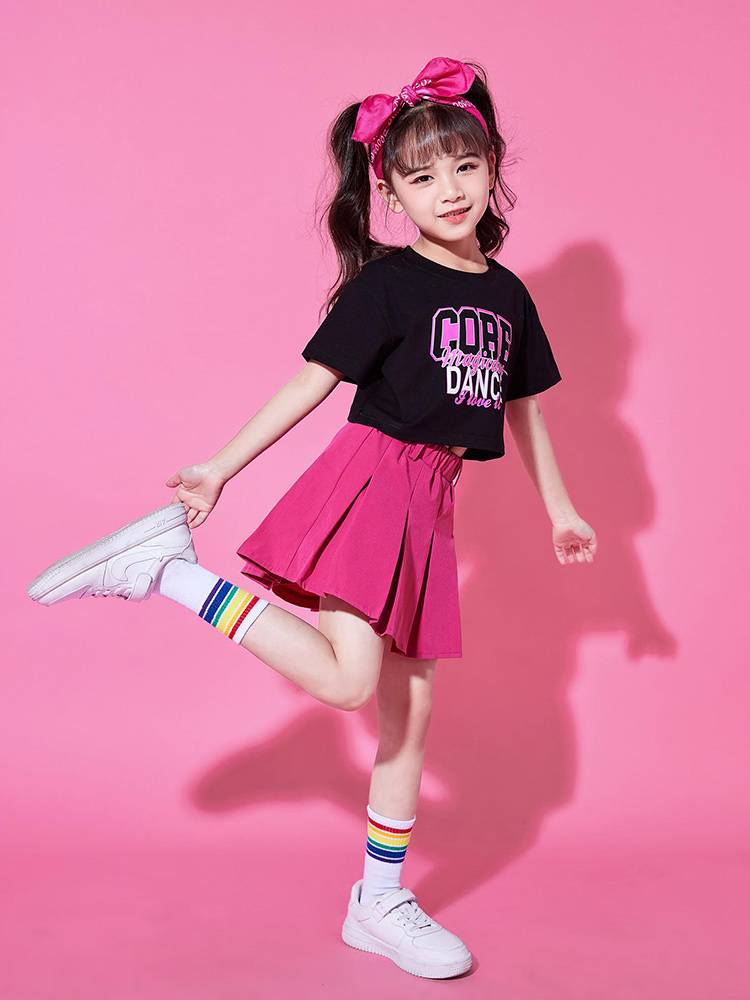 Children's Children's La La Team Performance Service Street Dance Primary School Student Games Chorus Kindergarten Performance Clothing