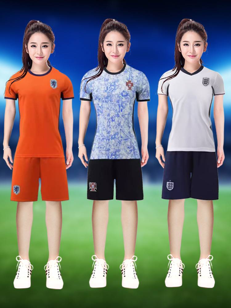 2024 European Cup La La Team Performance Summer Football Baby Lara team clothing German home jersey suit