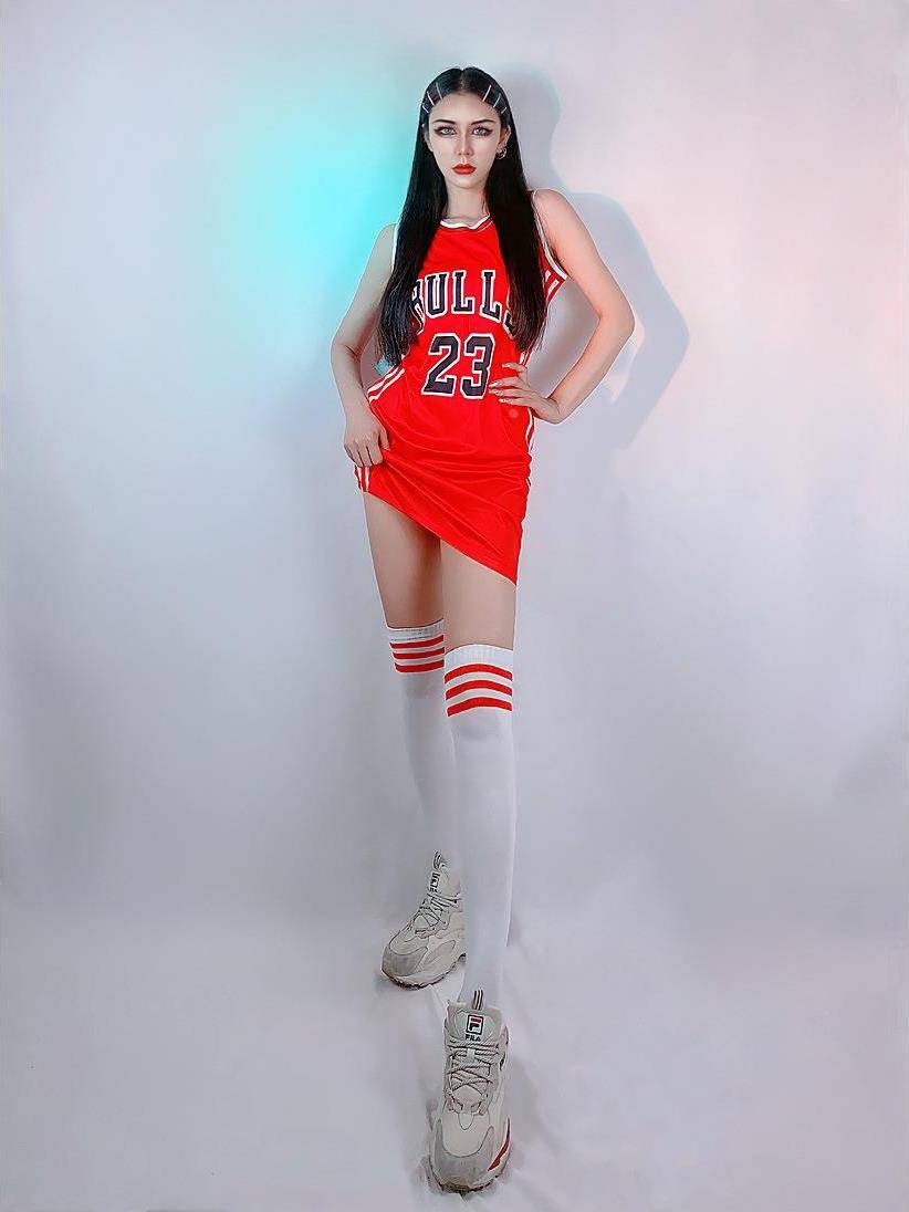 2024 New DS Performance Server Jazz Women's Korean Dance Girls' Team Jazz Dance Sports Wind Lala Team Clothing