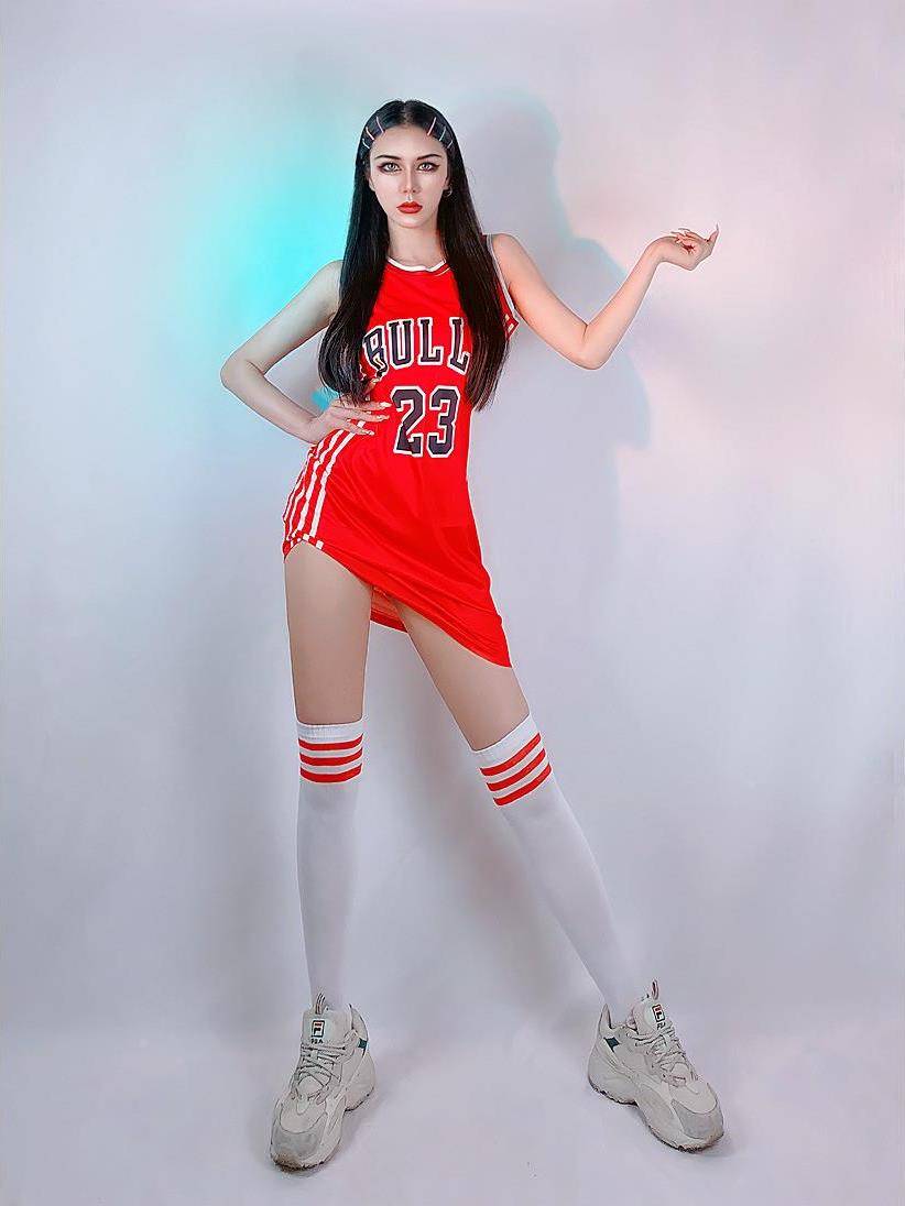 2024 New DS Performance Server Jazz Women's Korean Dance Girls' Team Jazz Dance Sports Wind Lala Team Clothing