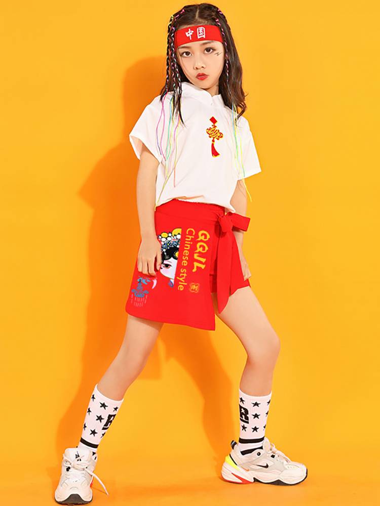 La La Ko La team performing hip -hop hip -hop hip -hop modern dance jazz dance Liuyi children performance clothing summer