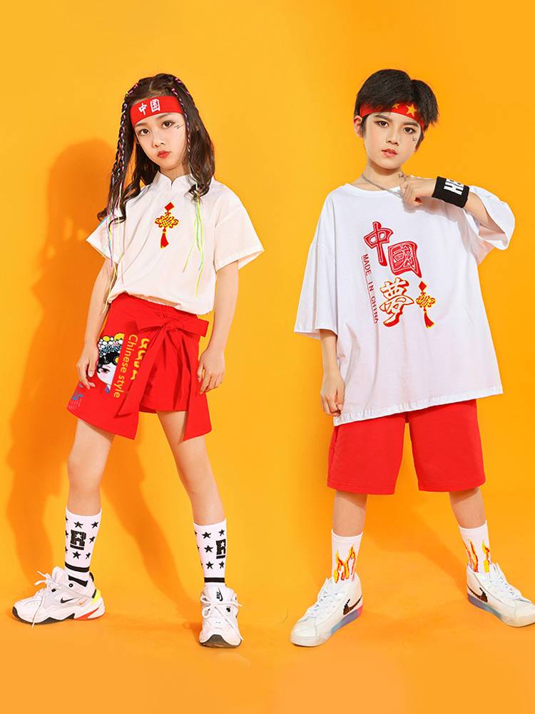 La La Ko La team performing hip -hop hip -hop hip -hop modern dance jazz dance Liuyi children performance clothing summer