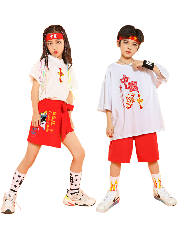 La La Ko La team performing hip -hop hip -hop hip -hop modern dance jazz dance Liuyi children performance clothing summer