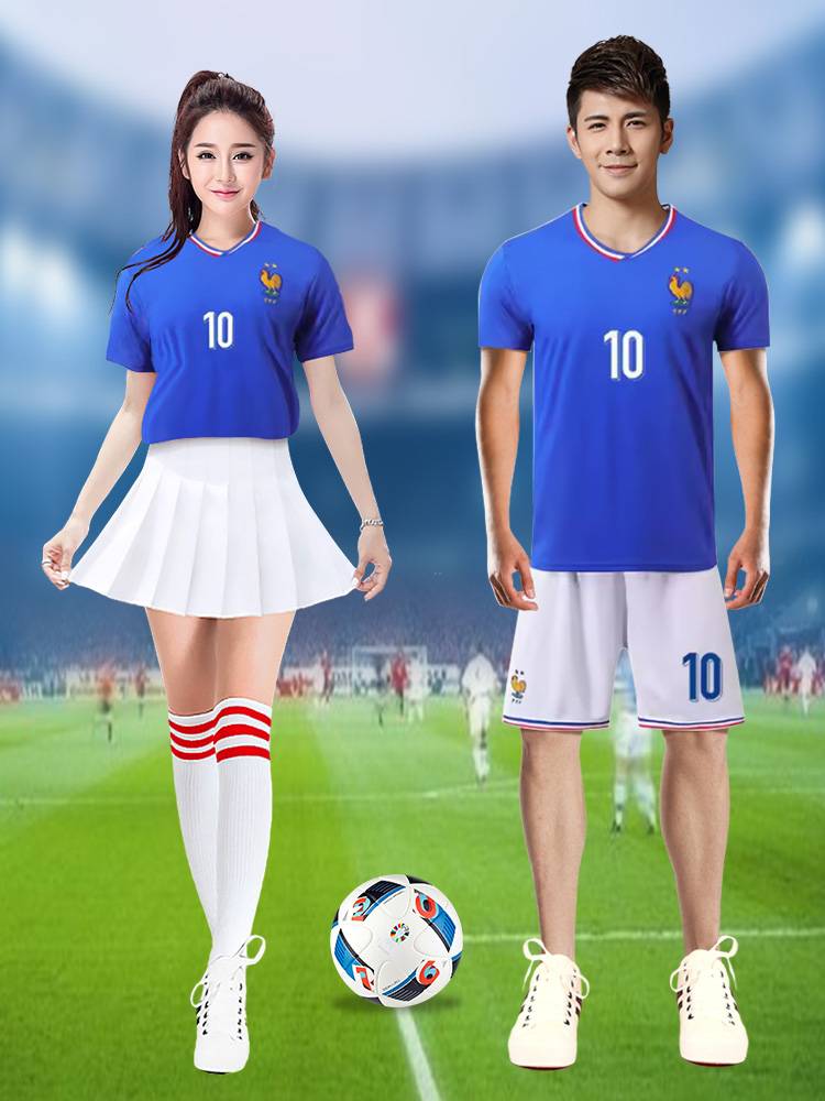 European Cup Football Baby Sweet and Hot Bags Men Fan Stadium Training Clothing Set Cheerlands Performance Clothing