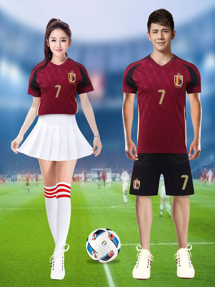 European Cup Football Baby Sweet and Hot Bags Men Fan Stadium Training Clothing Set Cheerlands Performance Clothing