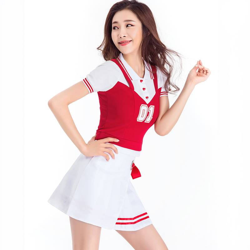 Cosmic Girl Playing the Lala Team Costume Women's Set Student Basketball Football Squad Squading DS Performance Services