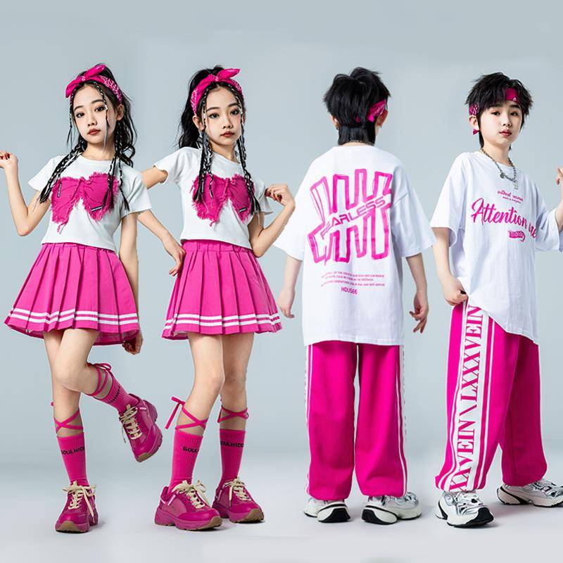 Children's Children's Children's Performance Game Games La La Team Performance Clothing Boy Street Dance Series Girl Jazz Dance