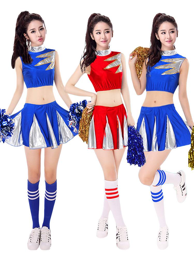 College Student Football Baby Lala team performing clothes Korean female group adult la la la la lacaking jazz dance watch show