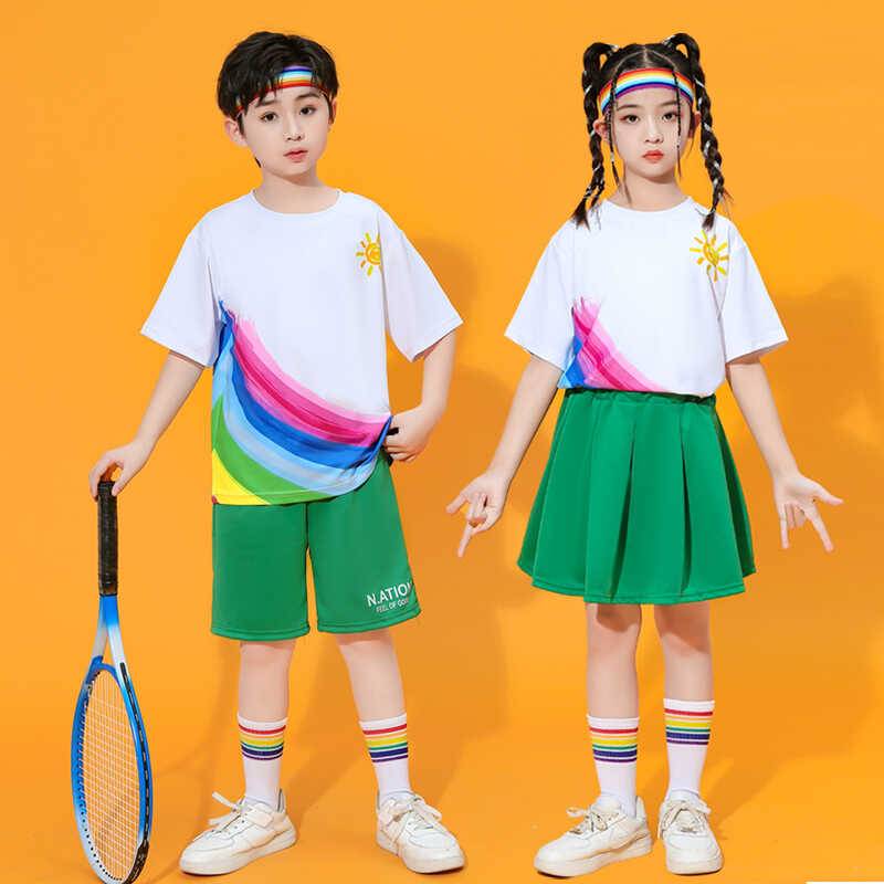 Children's Children's La La team fucking performance service elementary school sports meeting opening ceremony of clothing boys and girls basketball performance clothes