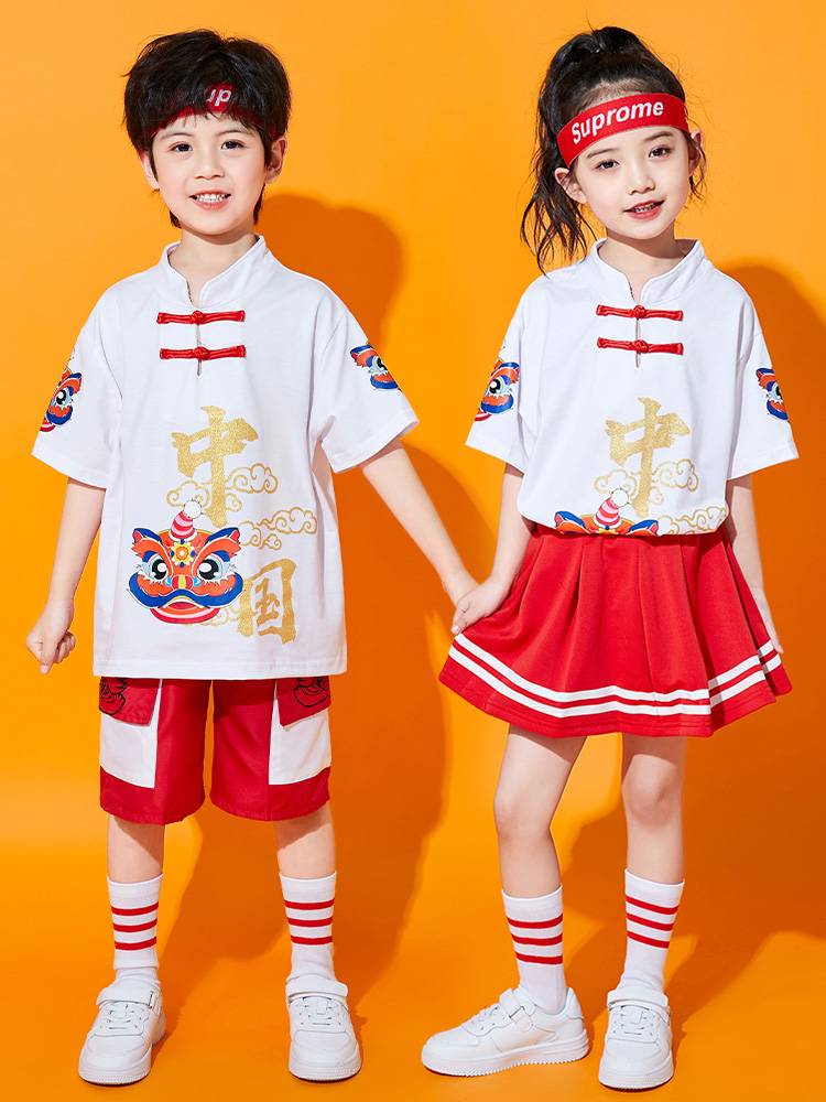 Children's Children's La Team Performance Games Clothing Primary School Student Lara Team Kindergarten Dance Performance Clothing