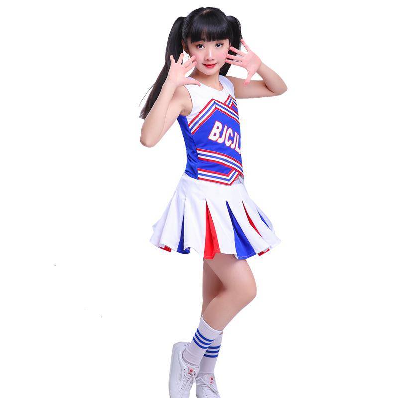 La cheerleading children La La La La La La La Jiuyi Primary and Middle School Students Games La La Xue Xueyao performances