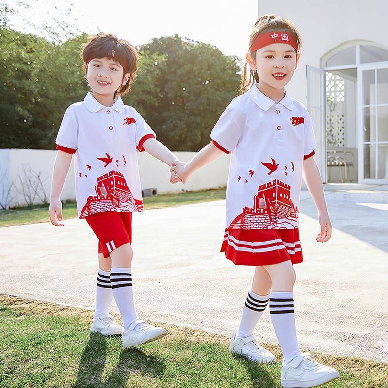 Children's Child Child Chorus Performance Services Kindergarten Service Primary School Student School Uniform Games opening ceremony La cheerleader clothing