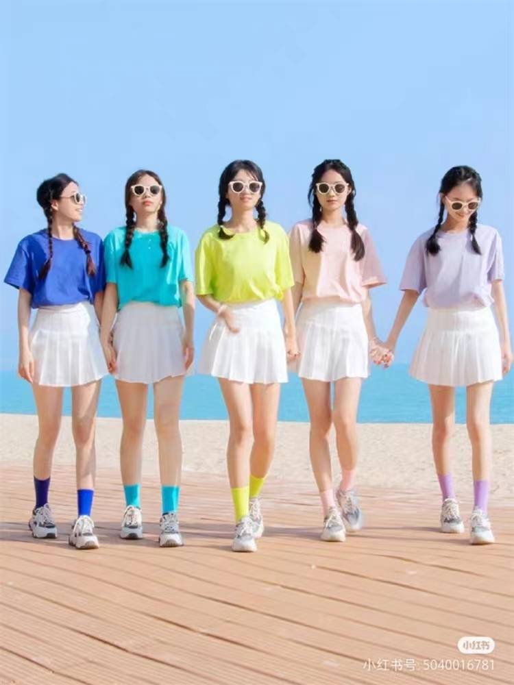 Lara team clothing female football baby youth sports fencing gymnastics gymnastics school group checker performance service