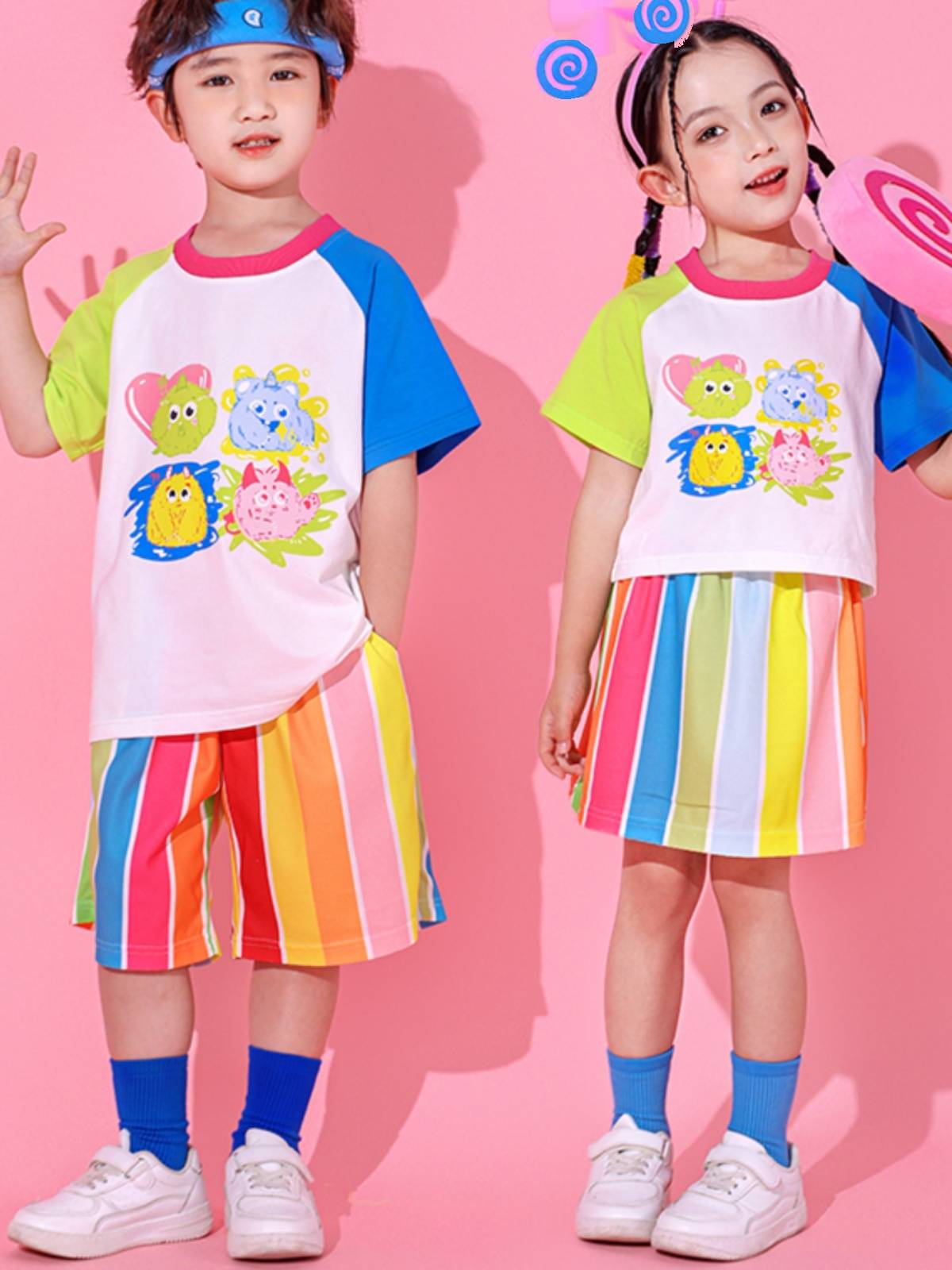 Children's Performance Service Kindergarten Performance Service Primary and Middle School Students La La Team Chorus Cartoon Sauce