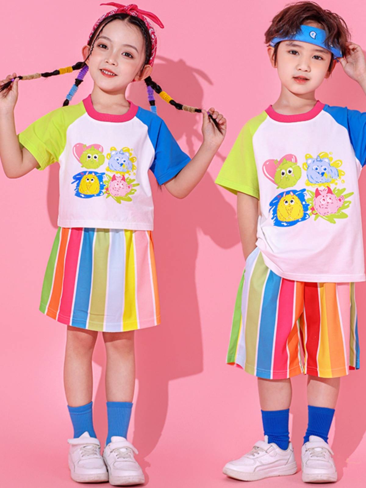 Children's Performance Service Kindergarten Performance Service Primary and Middle School Students La La Team Chorus Cartoon Sauce