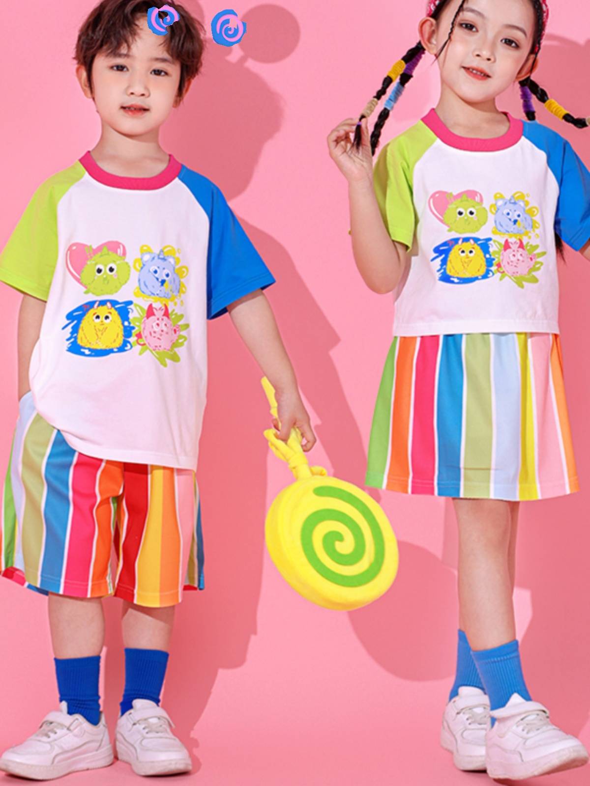 Children's Performance Service Kindergarten Performance Service Primary and Middle School Students La La Team Chorus Cartoon Sauce