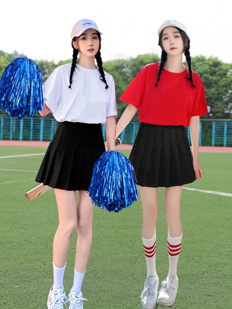 "Sports for high-school students in tennis games, a class dress for adult football, baby cheerleading summers."