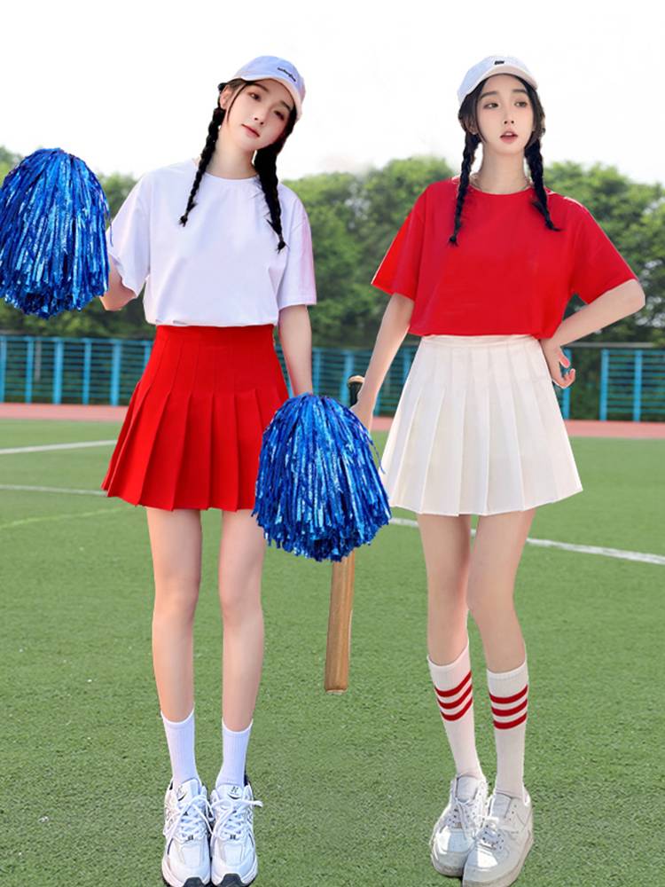 "Sports for high-school students in tennis games, a class dress for adult football, baby cheerleading summers."