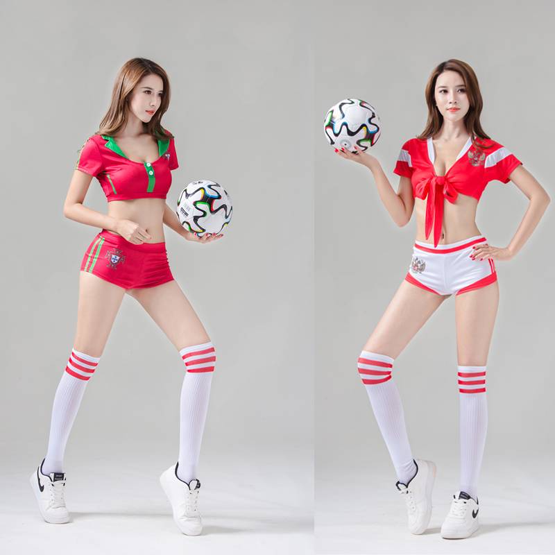 New performance set cheerleader clothing female student football baby performance service cheerleader Lala team performance service