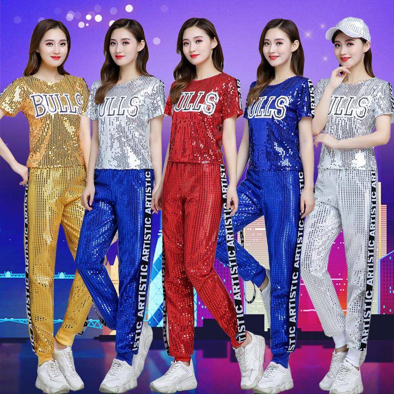 Modern dance performance service adult female hip -hop jazz ghost step dance service sequin