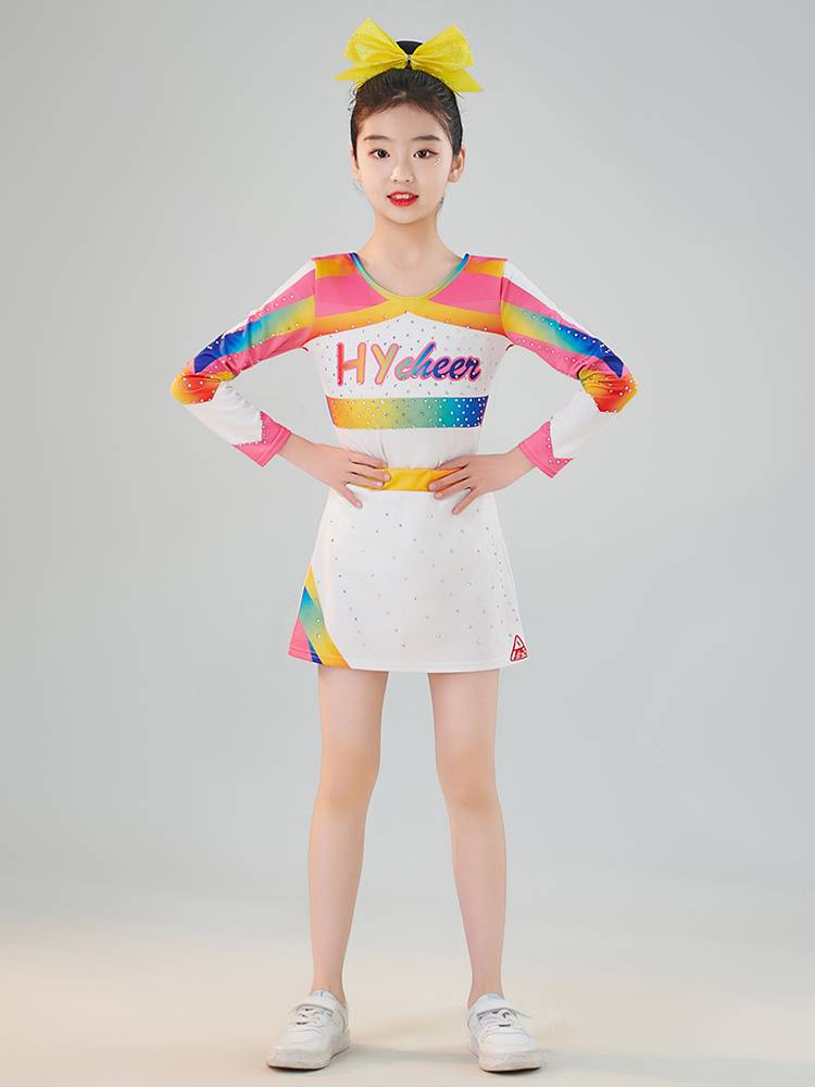 Children's professional cheerleading cheerleading team performance service primary and secondary school student fitness exercise gymnastics uniforms