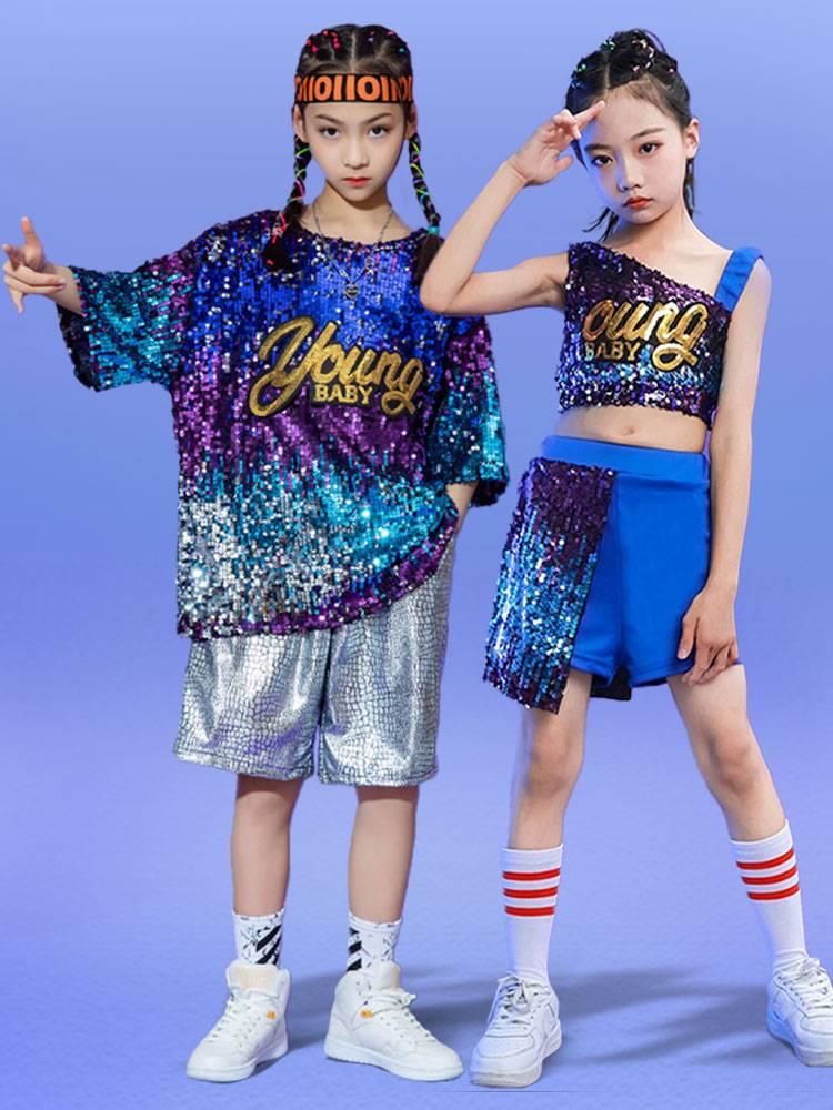 Children's Sevented Jazz Dance Performance Service Lala Hip -Hop Shelf Drum Performance Club