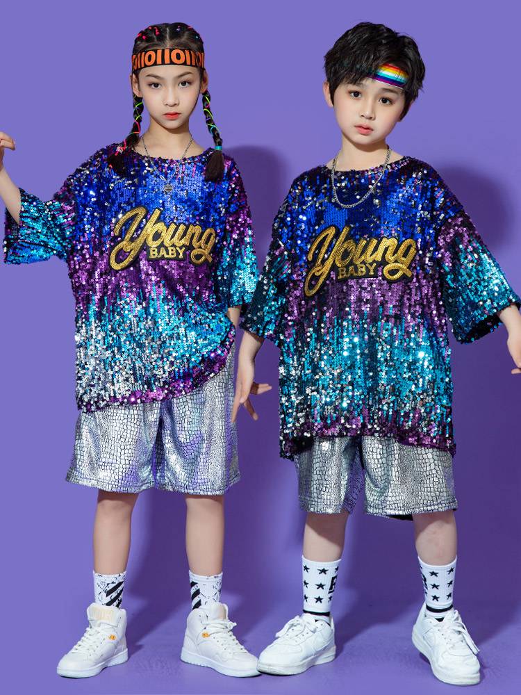 Children's Sevented Jazz Dance Performance Service Lala Hip -Hop Shelf Drum Performance Club