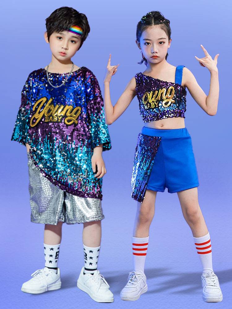 Children's Sevented Jazz Dance Performance Service Lala Hip -Hop Shelf Drum Performance Club