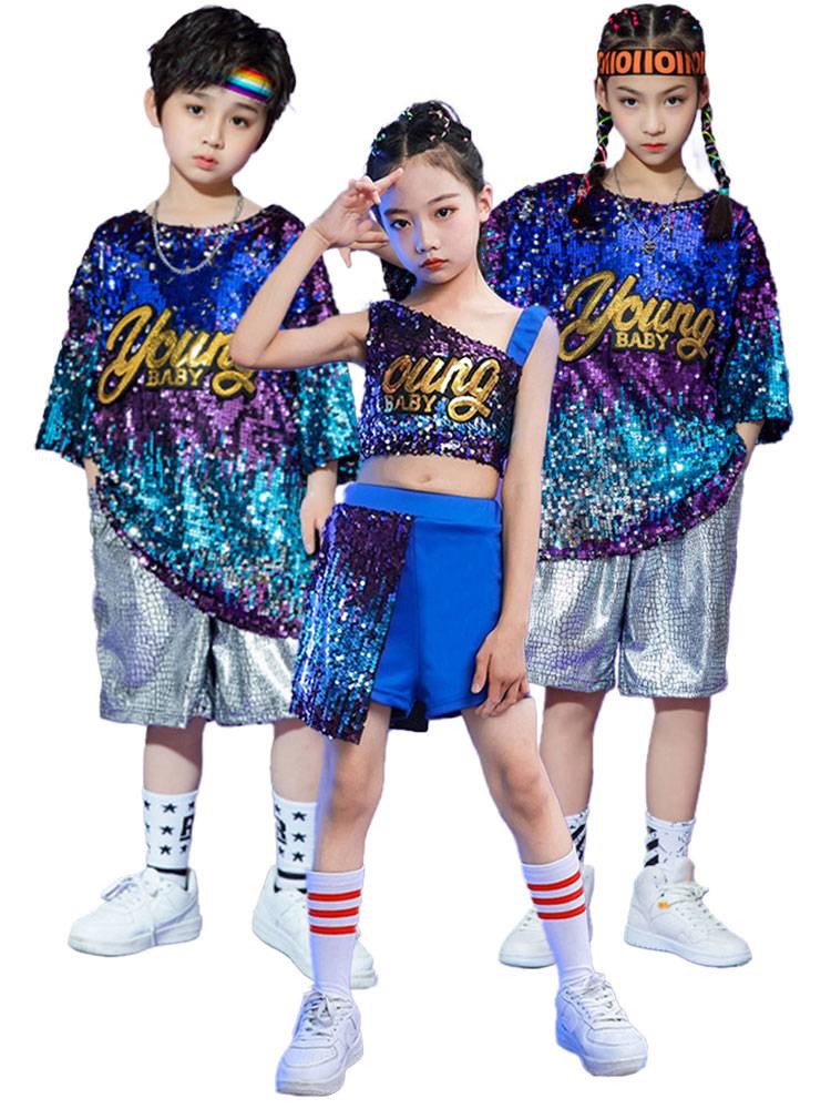 Children's Sevented Jazz Dance Performance Service Lala Hip -Hop Shelf Drum Performance Club
