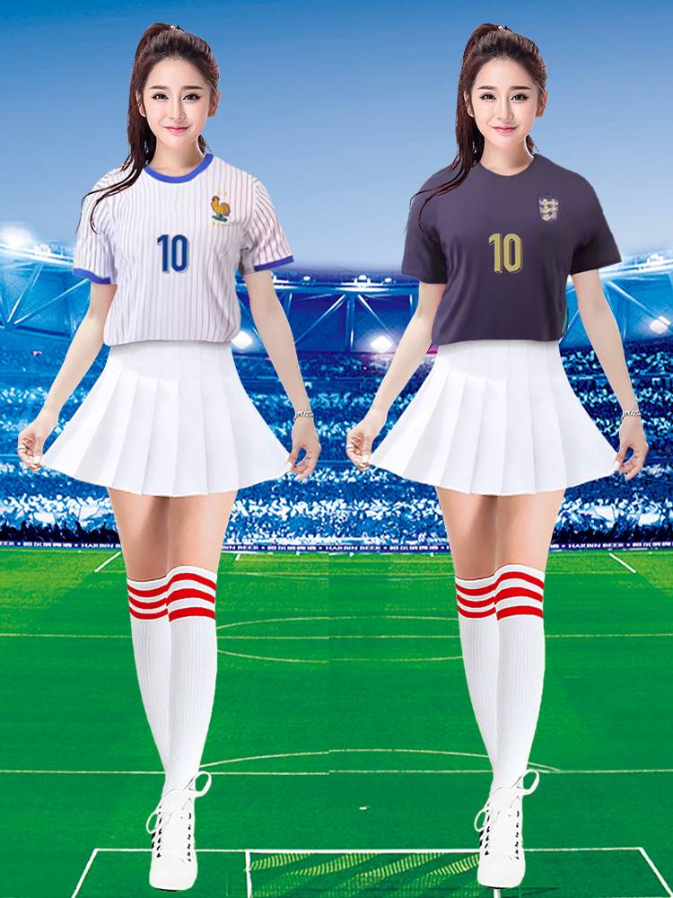 Adult La Team La La Fuck Dance Women's Jersey European Football Baby Cup Group Lara performance suit