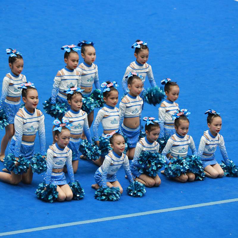 Custom cheerleading competition clothing La cheerleading team clothing and gonber gymons, clothing teams, new products 20 sets of female men