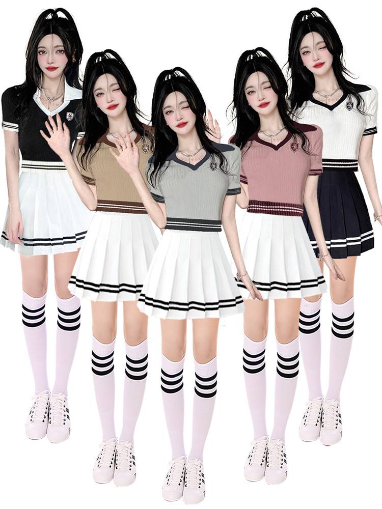 Adult Female Lala Team Server Korean Edition La Raid female college student group dance performance games admission clothing