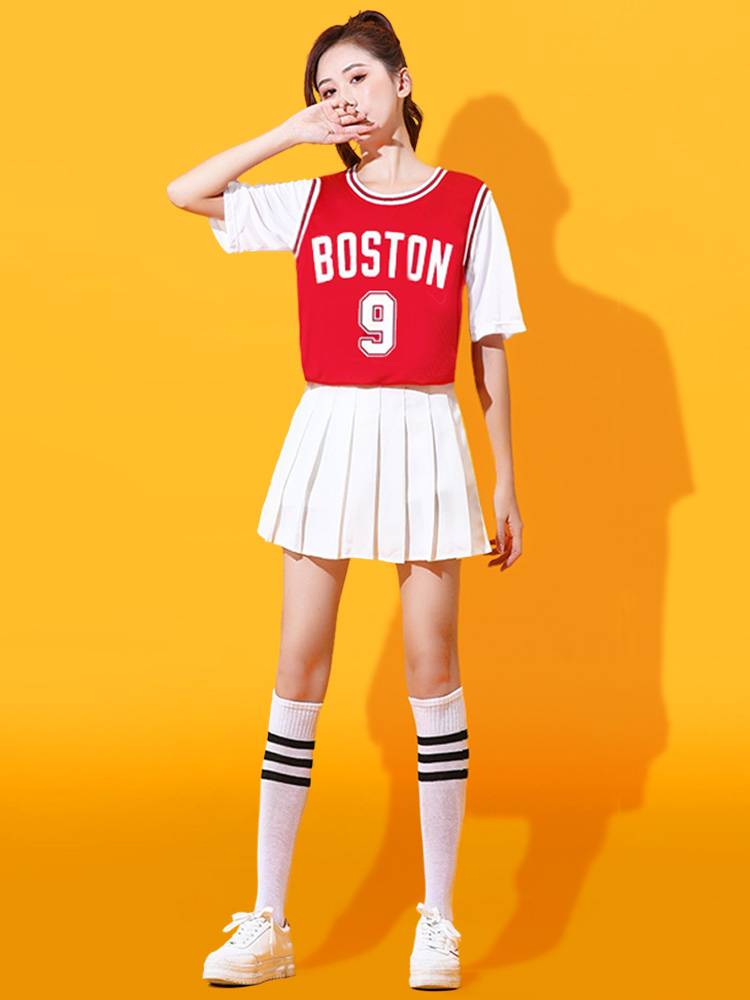 Female adult basketball Baby Lala team clothing college student cheerleading team gymnastics youthful vitality dance performance service