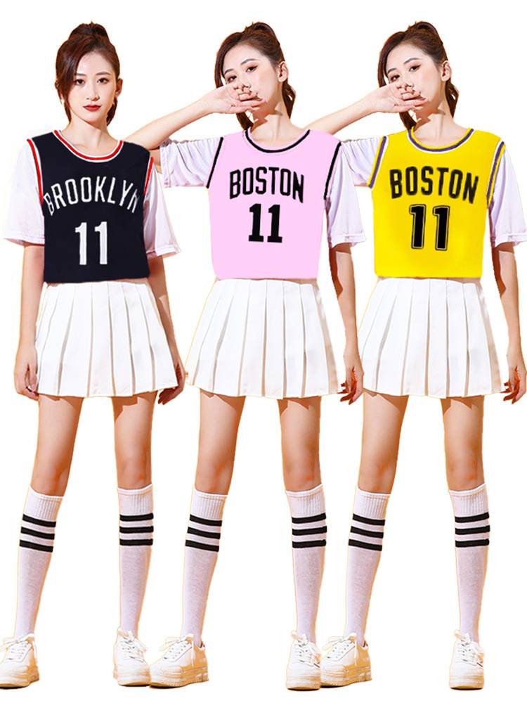 Female adult basketball Baby Lala team clothing college student cheerleading team gymnastics youthful vitality dance performance service