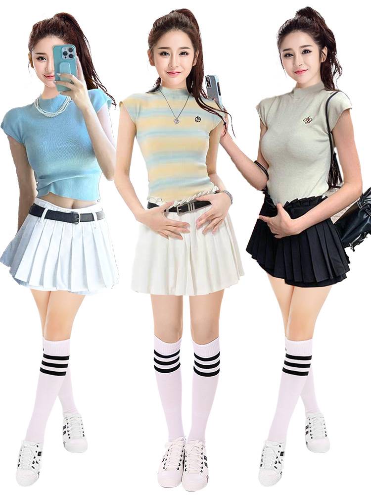 Women's group dance jazz performance service tide student Lara team performance Korean version cheerleading clothing women's uniform set