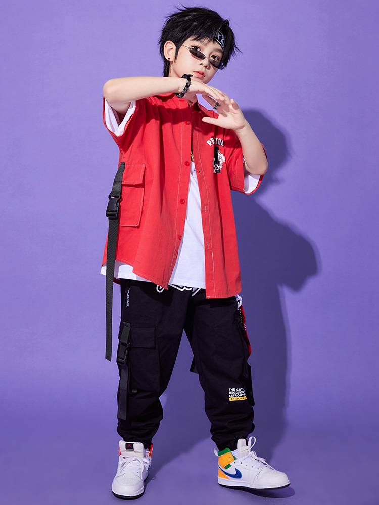 Children's La La Rubing Performance Service Kindergarten Guo Chao Hop Hop Hip -hop Elementary School Games La La Team Service Set