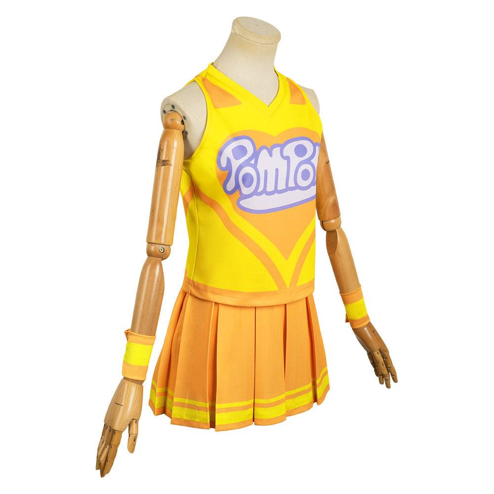 Become vegetables into Huamei Kong and the other COS clothing Xingnana Aviro yellow cheerleading team uniform