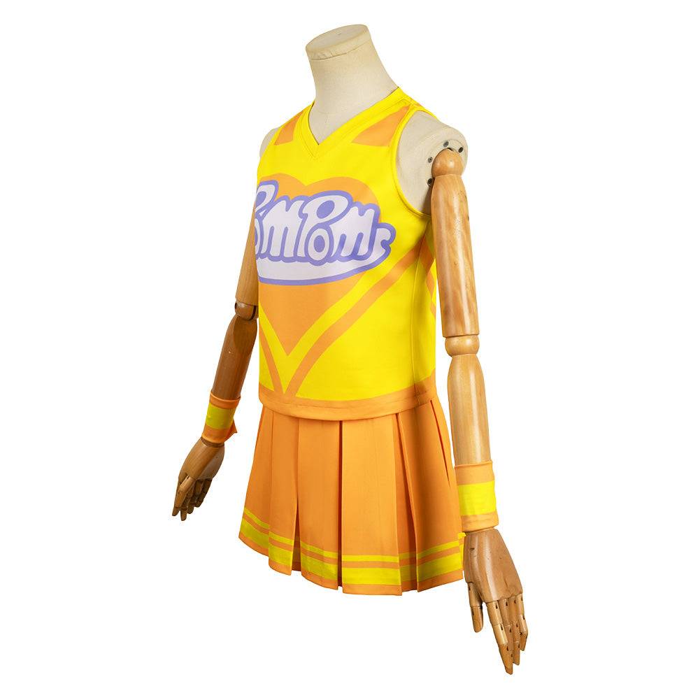 Become vegetables into Huamei Kong and the other COS clothing Xingnana Aviro yellow cheerleading team uniform