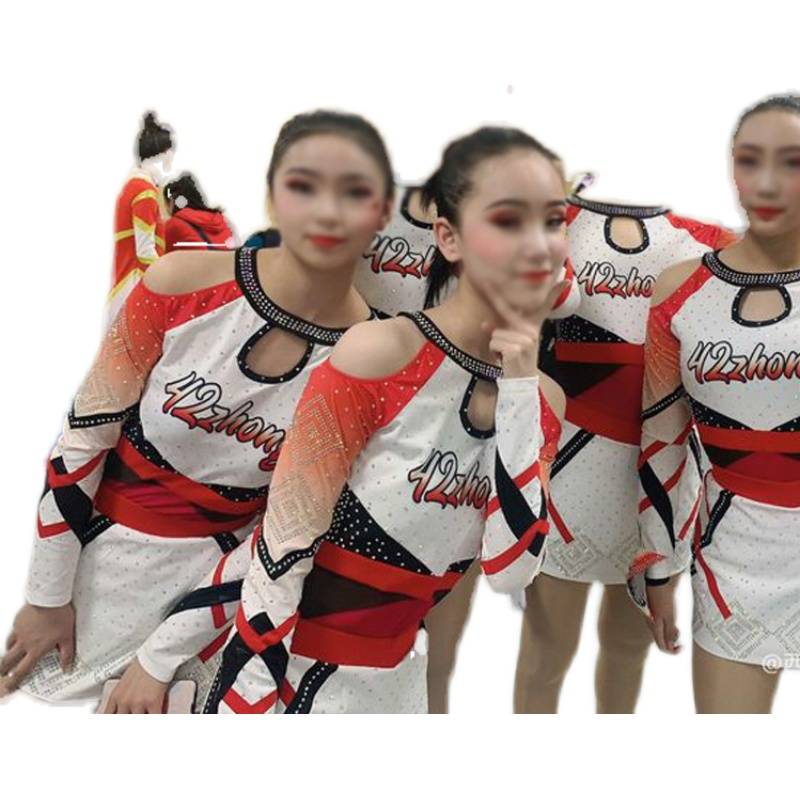 Children La La Fuck Fuck Professional Customized Printing Gradient New Lala Team Dance Jazz Skills Skills Performance